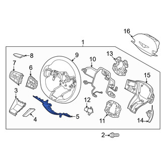 Genesis OE - Inner Steering Wheel Trim