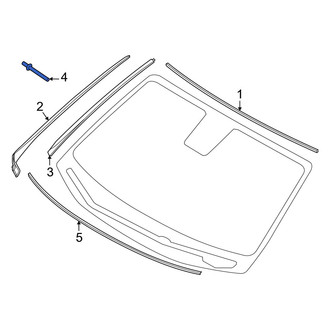 Genesis OE - Windshield Molding Rivet