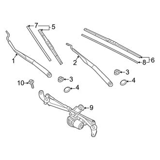 Genesis OE - Windshield - Wiper Components (Base / Advanced / Sport Advanced / Sport Prestige)