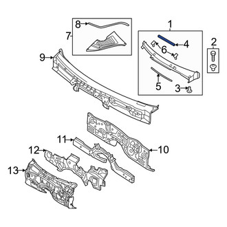 Genesis OE - Left Cowl Cover Seal