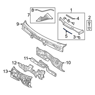 Genesis OE - Front Windshield Washer Hose