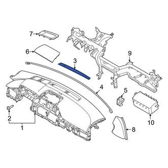 Genesis OE - Dashboard Air Vent Trim