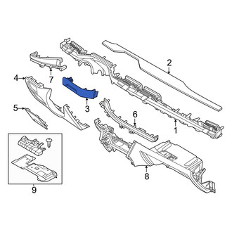 Genesis OE - Center Instrument Panel Trim Panel