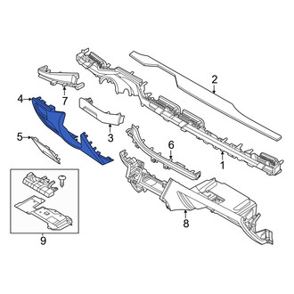 Genesis OE - Center Instrument Panel Trim Panel