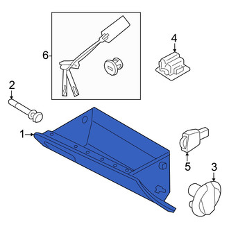 Genesis OE - Front Glove Box Door
