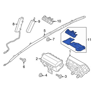Genesis OE - Left Lower Instrument Panel Air Bag