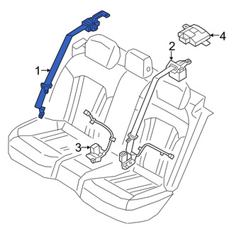 Genesis OE - Front Left Seat Belt Lap and Shoulder Belt