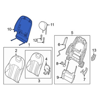 Genesis OE - Front Left Seat Back Panel