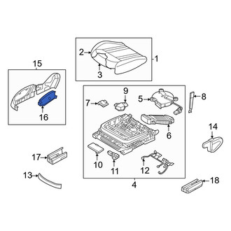 Genesis OE - Front Right Power Seat Switch
