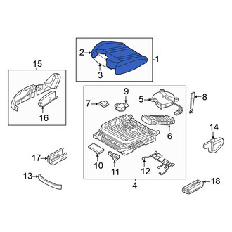 Genesis OE - Front Left Seat Cover