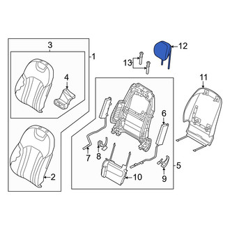 Genesis OE - Front Left Headrest