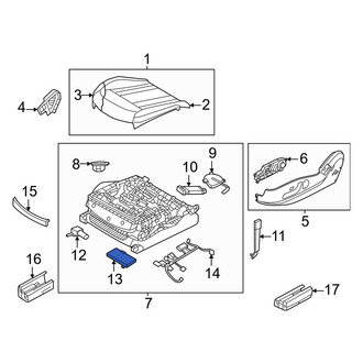 Genesis OE - Front Left Seat Memory Control Module