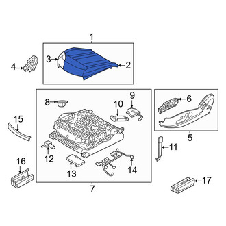 Genesis OE - Front Left Seat Cover