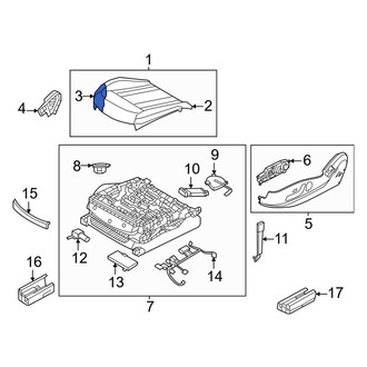 Genesis OE - Front Left Seat Cushion Foam