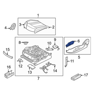 Genesis OE - Front Left Power Seat Switch