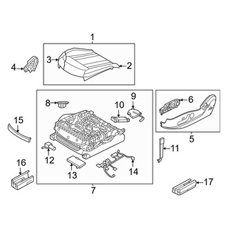 Genesis OE - Front Left Seat Cushion Foam