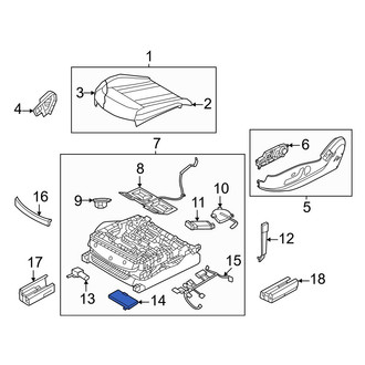 Genesis OE - Front Left Seat Memory Control Module