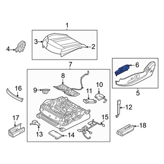 Genesis OE - Front Left Power Seat Switch
