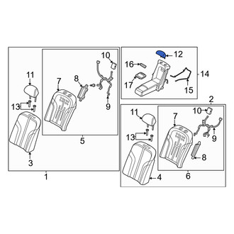 Genesis OE - Front Left Headrest