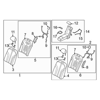 Genesis OE - Rear Left Seat Back Frame