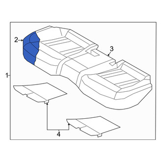 Genesis OE - Front Left Seat Cover