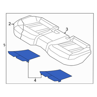 Genesis OE - Rear Left Lower Seat Heater Pad