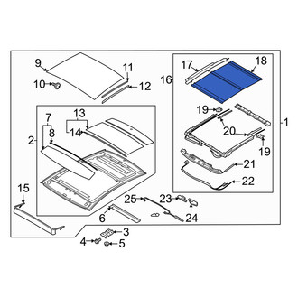 Genesis OE - Sunroof Cover