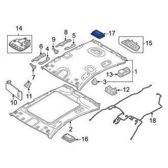 Genesis OE - Rear Sunroof Control Module