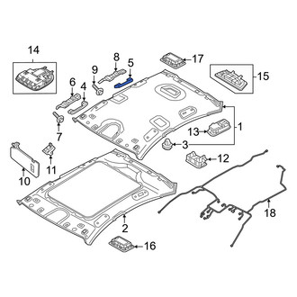 Genesis OE - Rear Left Interior Grab Bar