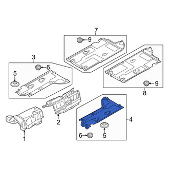 Genesis OE - Front Left Floor Pan Splash Shield