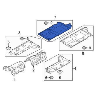 Genesis OE - Rear Right Floor Pan Splash Shield
