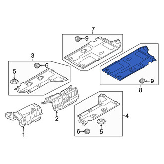 Genesis OE - Rear Left Floor Pan Splash Shield