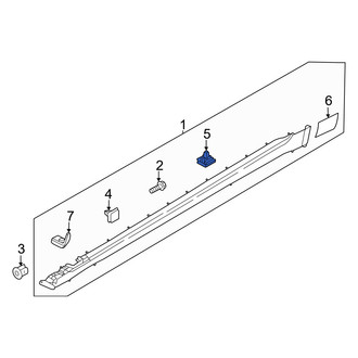 Genesis OE - Rocker Panel Molding Clip