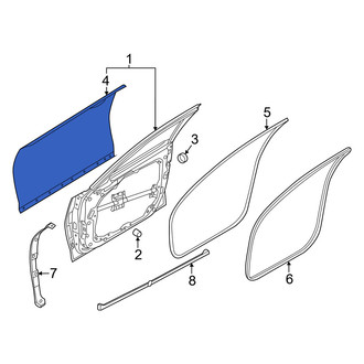 Genesis OE - Rear Left Inner Door Interior Trim Panel