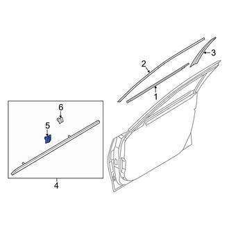 Genesis OE - Door Molding Clip