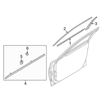 Genesis OE - Front Door - Exterior Trim