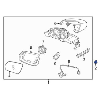 Genesis OE - Door Mirror Nut