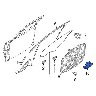 Genesis OE - Front Left Window Motor