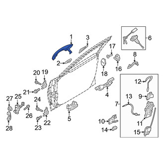 Genesis OE - Front Left Outer Exterior Door Handle