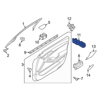 Genesis OE - Front Left Door Window Switch