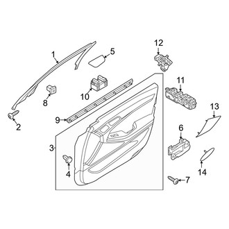Genesis OE - Front Door - Interior Trim