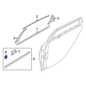 Genesis OE - Door Molding Clip