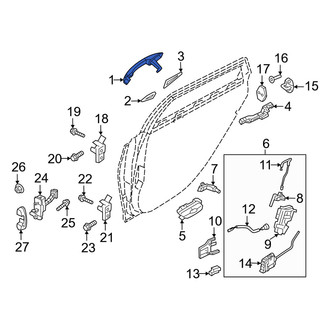 Genesis OE - Front Right Outer Exterior Door Handle