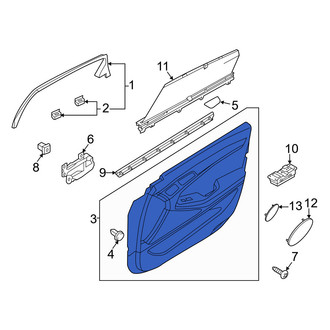 Genesis OE - Front Left Inner Door Interior Trim Panel