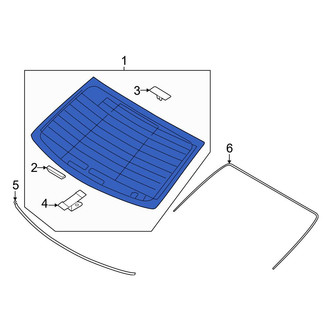 Genesis OE - Rear Back Glass
