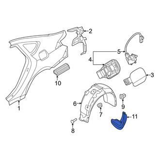 Genesis OE - Front Mud Guard