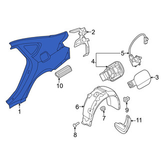 Genesis OE - Rear Right Outer Quarter Panel