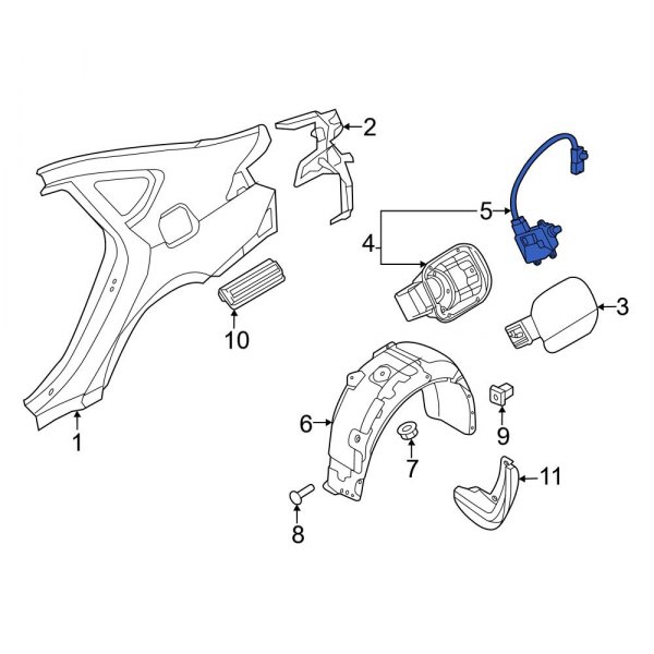 Fuel Filler Door Lock Actuator