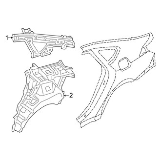 Genesis OE - Quarter Panel - Inner Structure