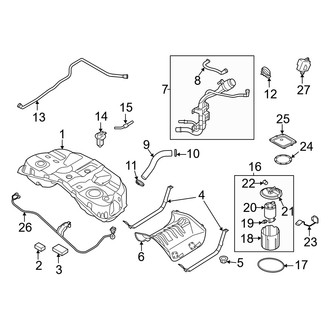 Genesis OE - Fuel System Components (Base / Advanced / Prestige / Sport / Sport Prestige)